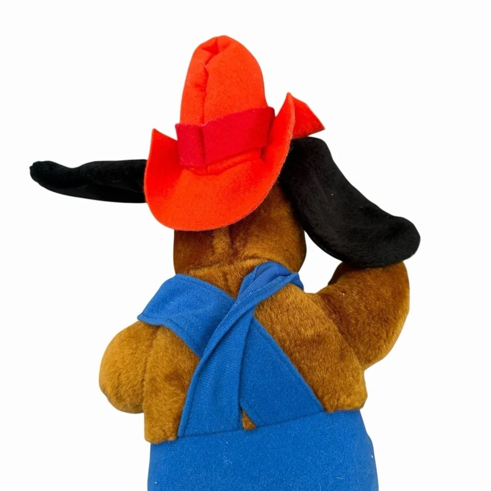 Vintage 1980s Show Biz Pizza time Chuck E Cheese Jasper‎ T Jowls Plush Dog Toy